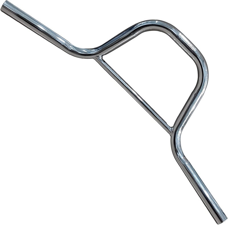 DONSP1986 Riser Handlebar - Great for Child Mountain, Road, and Hybrid Bikes - Multiple Rise Options (Silver, 22.2mm) - Image 1